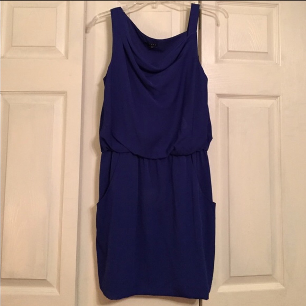Theory royal blue dress